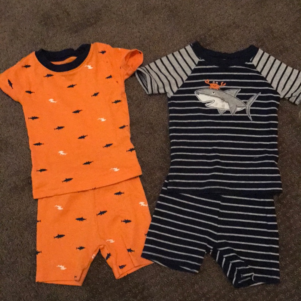 2 sets of boy's pj's